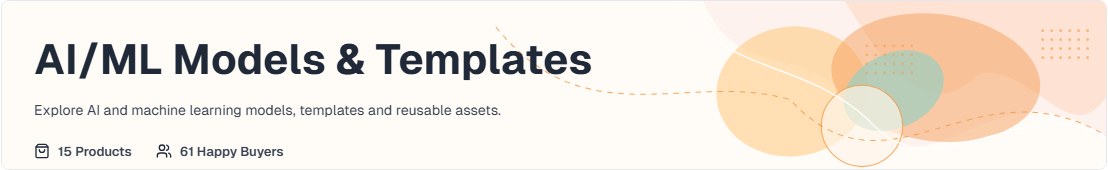 AI Models & Templates category header captured from the iMart development website