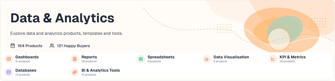 Data & Analytics category header captured from the iMart development website